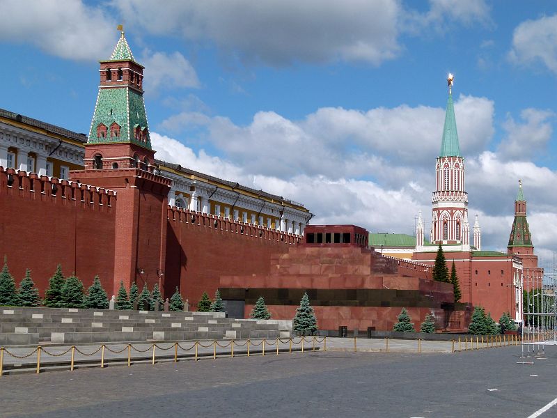 777 PHOTOS RUSSIE 2011/02 MOSCOU Place Rouge/18 Place Rouge Mausole Lenine